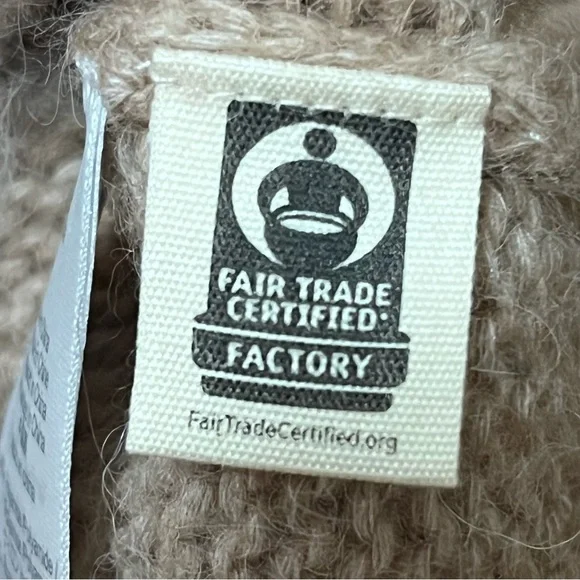 Madewell Alpaca Blend Tan and Wine Crew Neck Sweater with Fair Isle Pattern - Picture 8 of 10